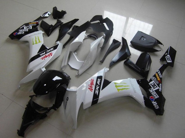 Lojas Carenagens Moto Kawasaki ZX10R 2008-2010 - Branco Preto Brilhante Vermelho Verde Monstro