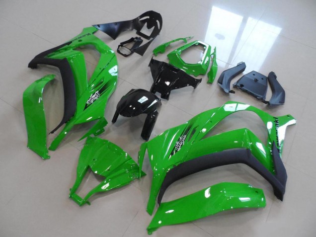 Lojas Carenagens Moto Kawasaki ZX10R 2011-2015 - Verde Preto OEM Estilo