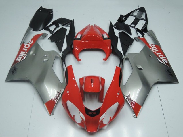 Lojas Carenagens Moto Aprilia RSV1000 2003-2006 - Vermelho Cinzento Preto