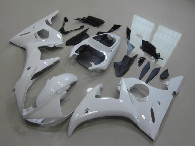 Lojas Carenagens Moto Yamaha YZF R6 2003-2004 - Branco Brilhante