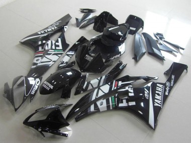 Lojas Carenagens Moto Yamaha YZF R6 2006-2007 - Branco Preto Brilhante Verde Vermelho Fiat Yamalube Motul
