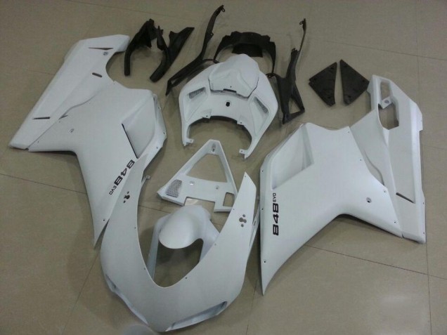 Lojas Carenagens Moto Ducati 848 2007-2014 - Branco