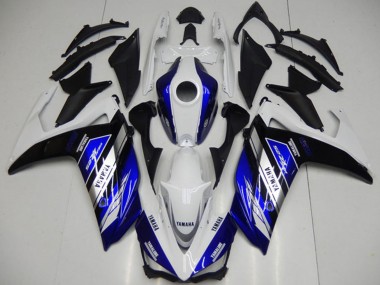 Lojas Carenagens Moto Yamaha YZF R3 2015-2018 - Branco Azul Preto Yamalube