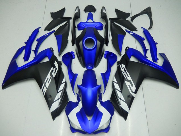Lojas Carenagens Moto Yamaha YZF R3 2015-2018 - Azul Preto Fosco