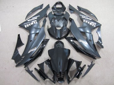 Lojas Carenagens Moto Yamaha YZF R6 2008-2016 - Preto Brilhante Preto Fosco Branco Decalques
