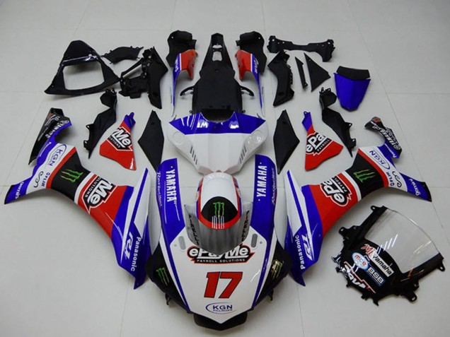 Lojas Carenagens Moto Yamaha YZF R1 2015-2019 - Branco Azul Vermelho Preto Verde Monstro