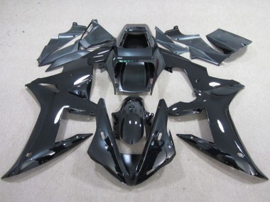 Lojas Carenagens Moto Yamaha YZF R1 2002-2003 - Preto Brilhante Plano