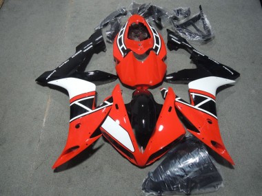 Lojas Carenagens Moto Yamaha YZF R1 2004-2006 - Branco Vermelho Preto