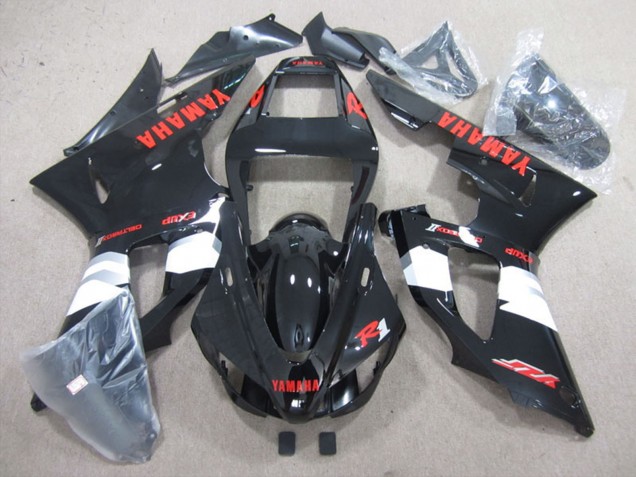 Lojas Carenagens Moto Yamaha YZF R1 2009-2011 - Preto Brilhante Branco Vermelho