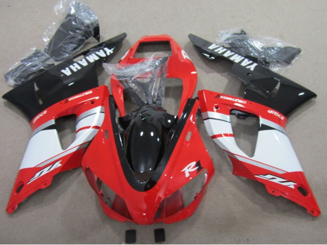 Lojas Carenagens Moto Yamaha YZF R1 2009-2011 - Vermelho Branco Preto