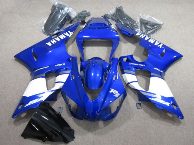 Lojas Carenagem Moto Yamaha YZF R1 2009-2011 - Azul Branco