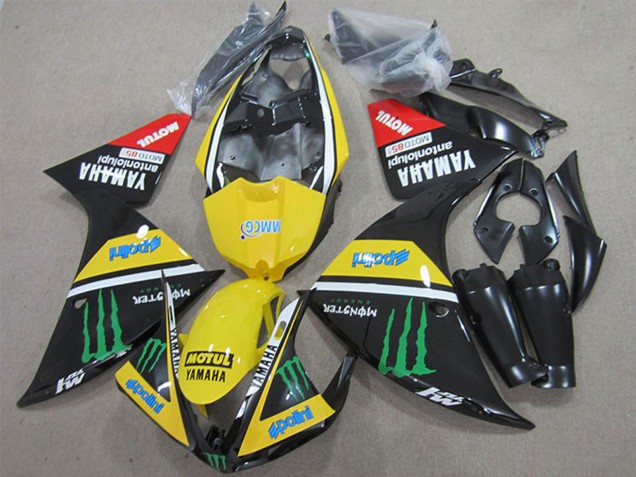 Lojas Carenagens Moto Yamaha YZF R1 2009-2011 - Amarelo Branco Preto Vermelho Verde Motul Monstro
