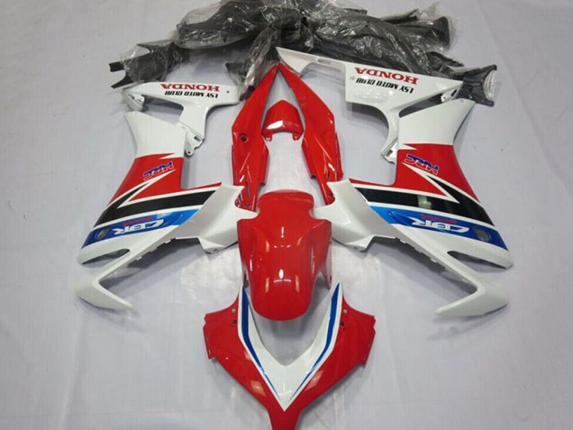 Lojas Carenagens Moto Honda CBR500R 2013-2015 - Branco Vermelho Azul Preto Brilhante HRC