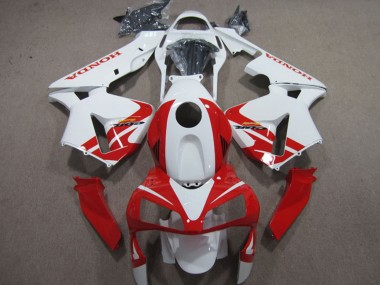 Lojas Carenagens Moto Honda CBR600RR 2003-2004 - Branco Vermelho