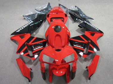 Lojas Kits Carenagens Moto Honda CBR600RR 2005-2006 - Vermelho Preto
