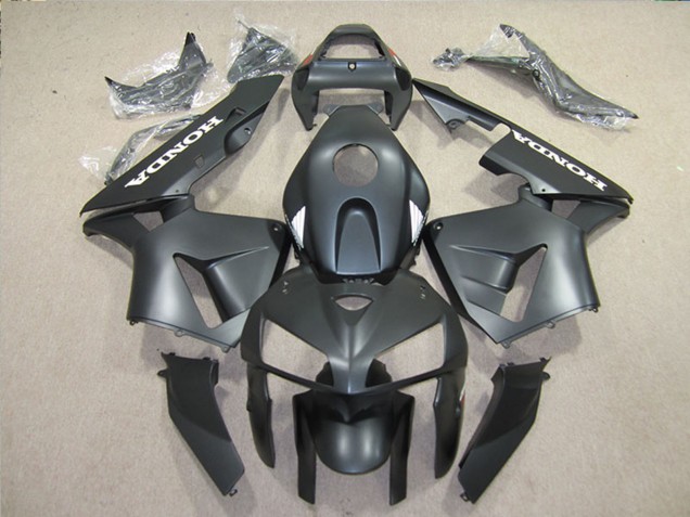 Lojas Kits Carenagens Moto Honda CBR600RR 2005-2006 - Preto Fosco