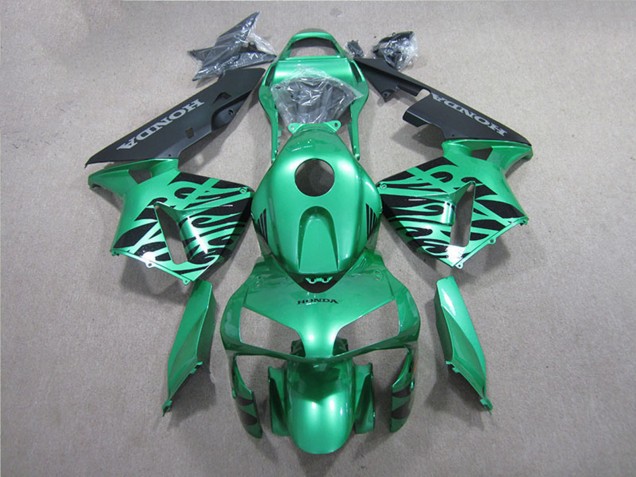 Lojas Carenagem Moto Honda CBR600RR 2005-2006 - Verde Preto