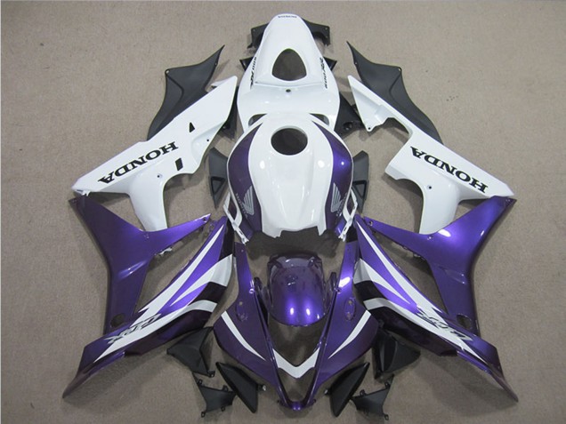 Lojas Carenagens Moto Honda CBR600RR 2007-2008 - Branco Roxo