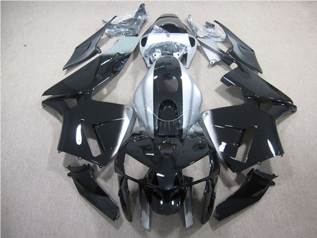 Lojas Carenagem Moto Honda CBR600RR 2007-2008 - Prata Preto Brilhante