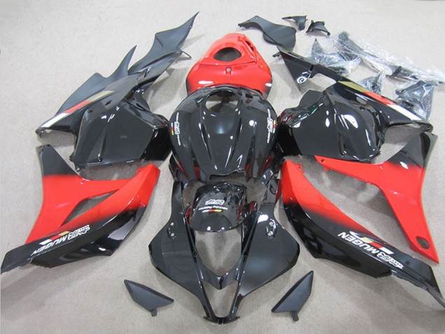Lojas Carenagem Moto Honda CBR600RR 2009-2012 - Vermelho Preto Brilhante