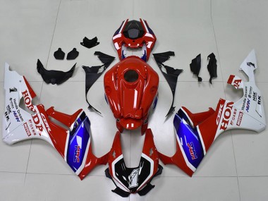 Lojas Carenagem Moto Honda CBR1000RR 2017-2023 - Branco Vermelho Azul Preto HRC