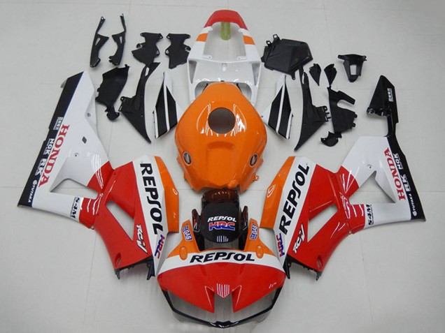 Lojas Carenagens Moto Honda CBR1000RR 2012-2016 - Laranja Branco Vermelho Preto Brilhante Repsol HRC