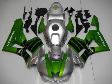 Lojas Carenagens Moto Honda CBR1000RR 2012-2016 - Prata Verde Preto Brilhante HRC