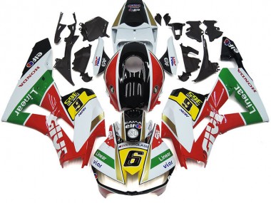 Lojas Carenagens Moto Honda CBR1000RR 2012-2016 - Branco Vermelho Amarelo Verde Linhaar Viar 6