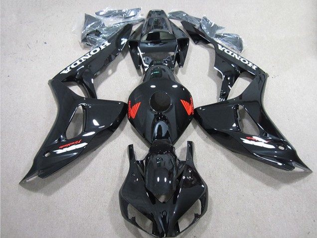 Lojas Carenagens Moto Honda CBR1000RR 2006-2007 - Preto Brilhante Vermelho