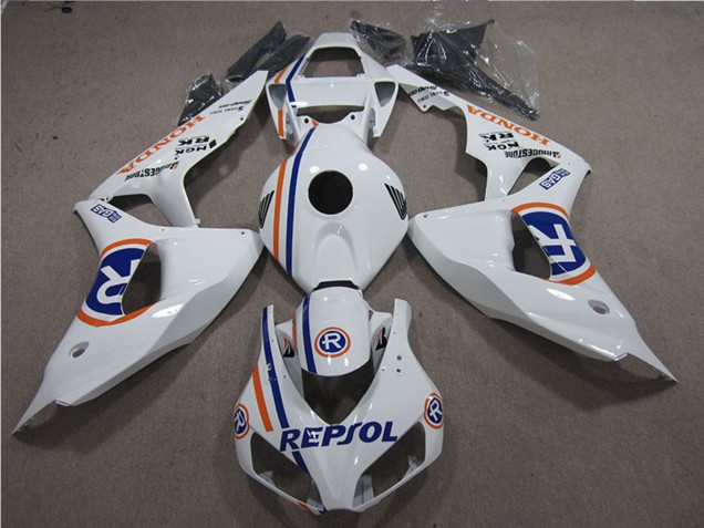 Lojas Carenagens Moto Honda CBR1000RR 2006-2007 - Branco Azul Repsol