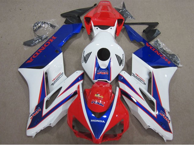 Lojas Kits Carenagem Moto Honda CBR1000RR 2004-2005 - Branco Vermelho Azul HRC