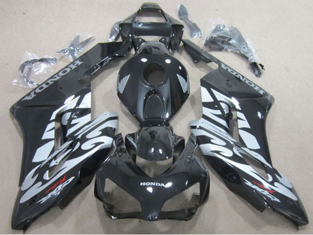 Lojas Carenagens Moto Honda CBR1000RR 2004-2005 - Preto Brilhante Prata