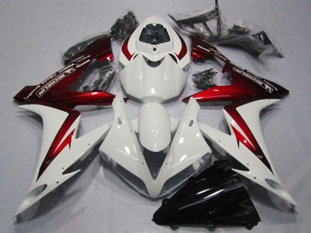 Lojas Carenagens Moto Honda CBR1000RR 2004-2005 - Branco Vermelho