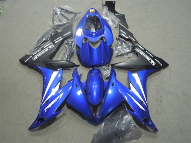 Lojas Carenagens Moto Honda CBR1000RR 2004-2005 - Azul Branco Preto Fosco