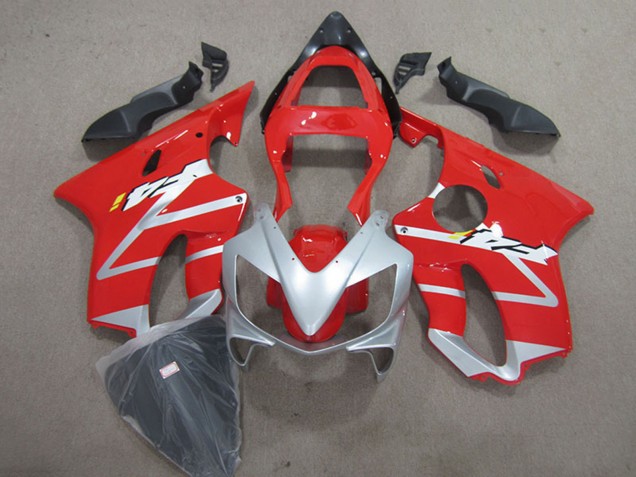 Lojas Carenagem Moto Honda CBR600 F4i 2001-2003 - Prata Vermelho