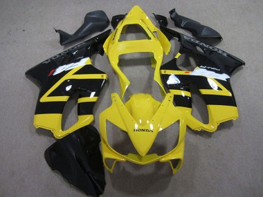 Lojas Kits Carenagem Moto Honda CBR600 F4i 2001-2003 - Amarelo Preto Brilhante