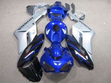 Lojas Carenagens Moto Honda CBR600 F4i 2001-2003 - Prata Azul Preto Brilhante