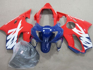 Lojas Carenagens Moto Honda CBR600 F4 1999-2000 - Vermelho Azul Escuro