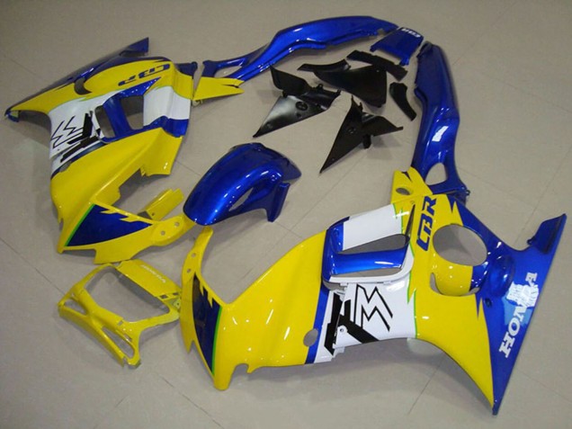 Lojas Carenagens Moto Honda CBR600 F3 1995-1996 - Azul Branco Amarelo