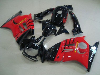 Lojas Kits Carenagem Moto Honda CBR600 F3 1995-1996 - Vermelho Preto Brilhante