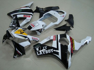 Lojas Carenagens Moto Honda CBR900RR 954 2002-2003 - Branco Amarelo Preto Brilhante Rizoma Playboy 14