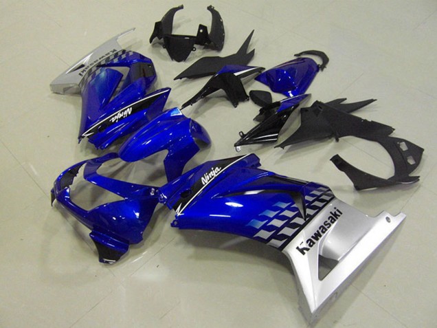 Lojas Carenagens Moto Kawasaki ZX250R 2008-2012 - Azul Prata