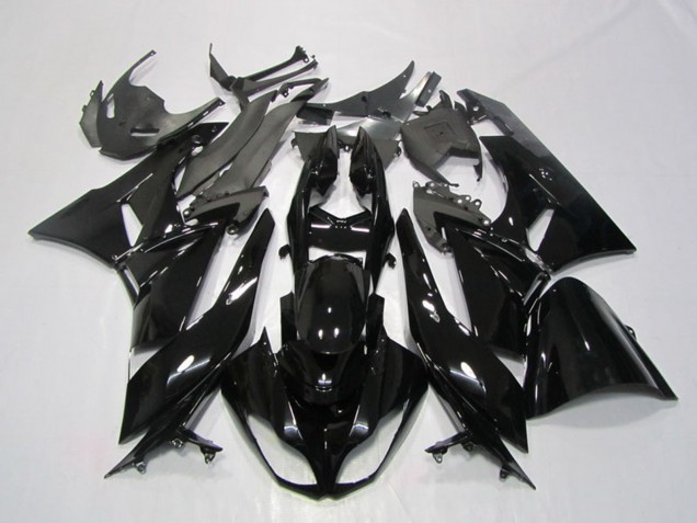 Lojas Carenagem Moto Kawasaki ZX6R 2009-2012 - Preto Brilhante