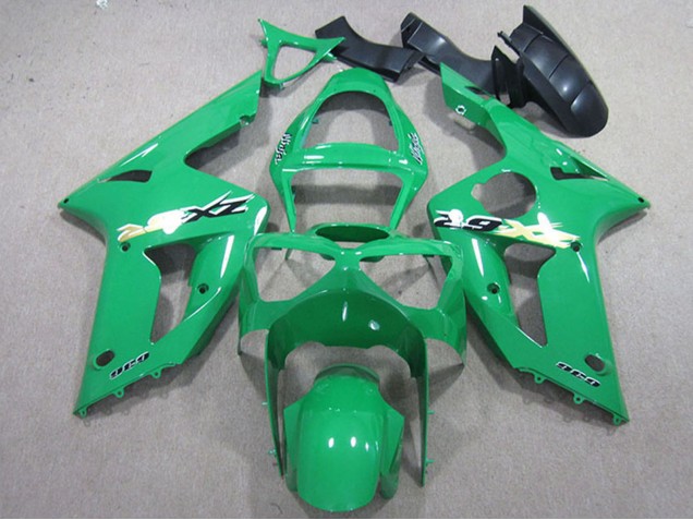 Lojas Kits Carenagem Moto Kawasaki ZX6R 2003-2004 - Verde