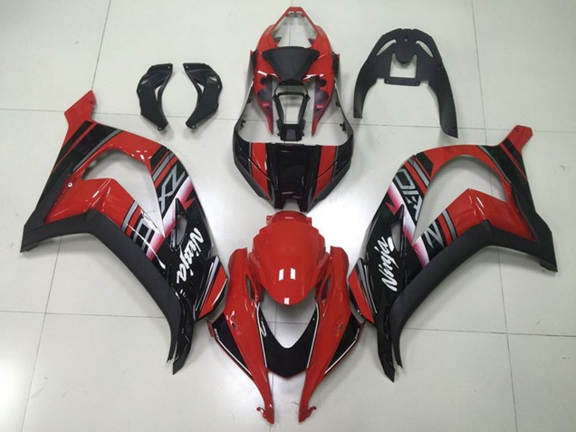 Lojas Carenagens Moto Kawasaki ZX10R 2016-2020 - Vermelho Castanho Preto Brilhante Branco