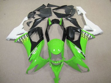 Lojas Kits Carenagem Moto Kawasaki ZX10R 2008-2010 - Branco Verde Preto