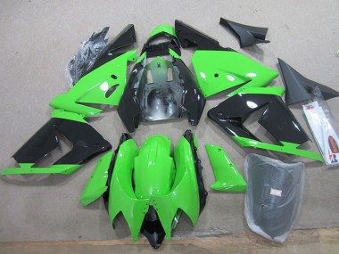 Lojas Carenagens Moto Kawasaki ZX10R 2004-2005 - Preto Verde