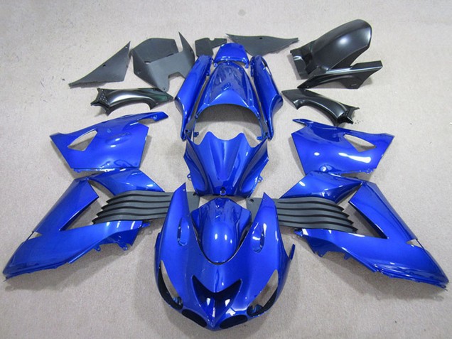 Lojas Carenagem Moto Kawasaki ZX14R ZZR1400 2006-2011 - Azul