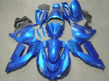 Lojas Carenagens Moto Kawasaki ZX14R ZZR1400 2006-2011 - Azul