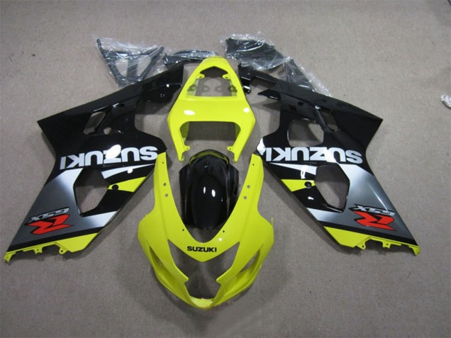 Lojas Carenagens Moto Suzuki GSXR 600 2004-2005 - Amarelo Prata Preto Vermelho